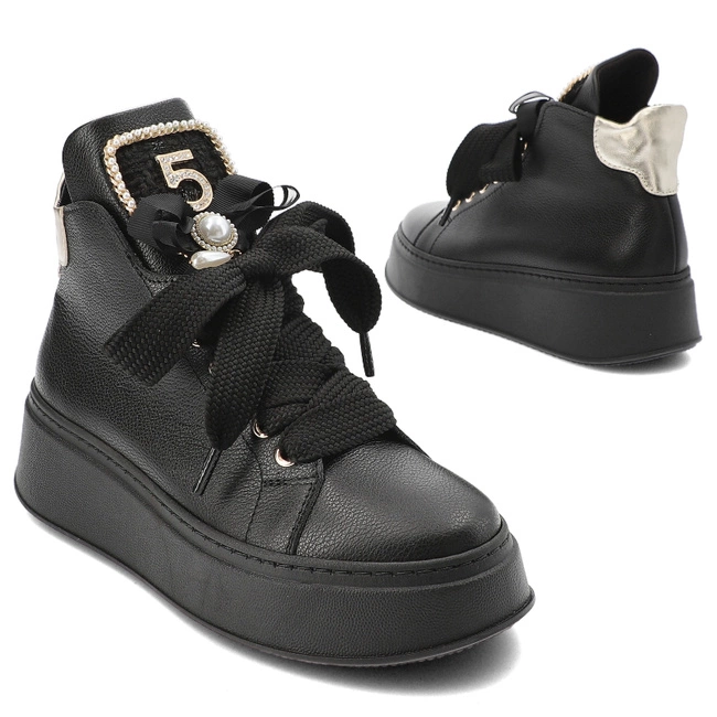 Členkové Topánky Chebello - 4497_-161-074-MIC-S251 Czarny