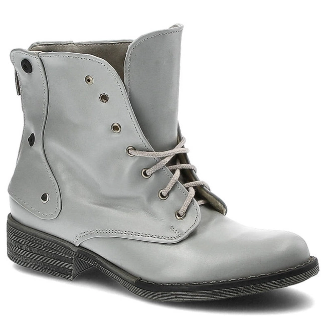 Členkové Topánky Lanqier - 39C515 Szary Licowy
