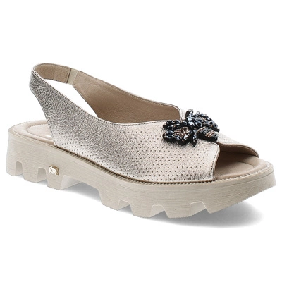 Sandále Karino - 4951/074-P Złoty/Lico