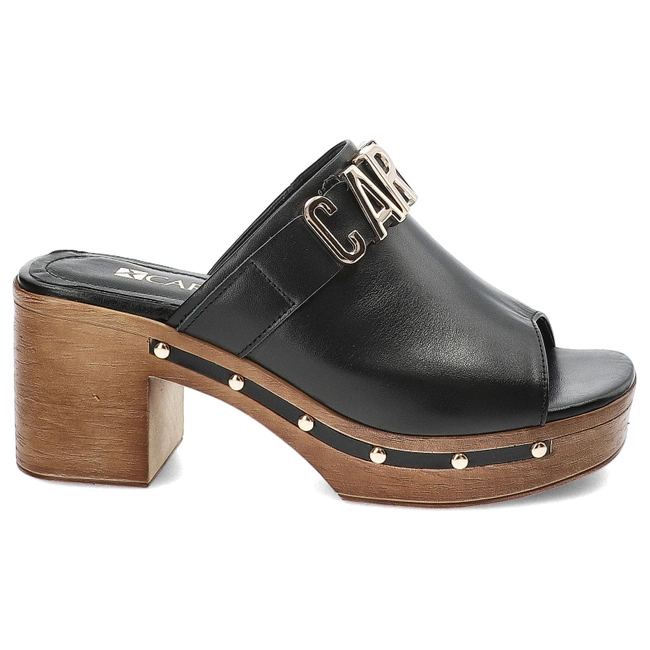Šľapky Carinii - B9446_-E50-000-000-F81 Czarny