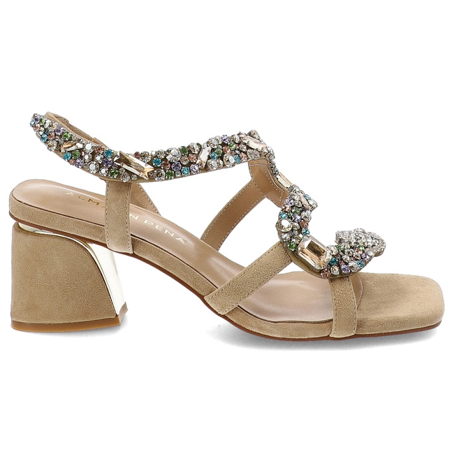 Sandále Alma en Pena - V240713 Suede Sand