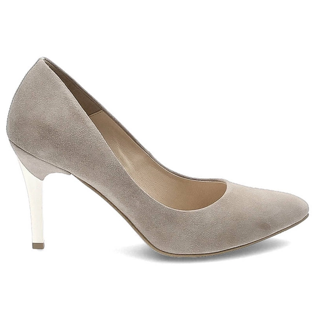 Lodičky Damiss - DS-531/1/A Cappucino Zamsz