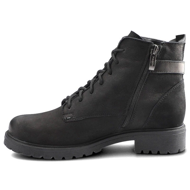 Členkové Topánky Pollonus - 5-1119-004 Czarny Samuel/Welur