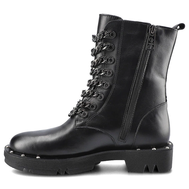 Členkové Topánky Carinii - B7614_-E50-000-000-000 Czarny