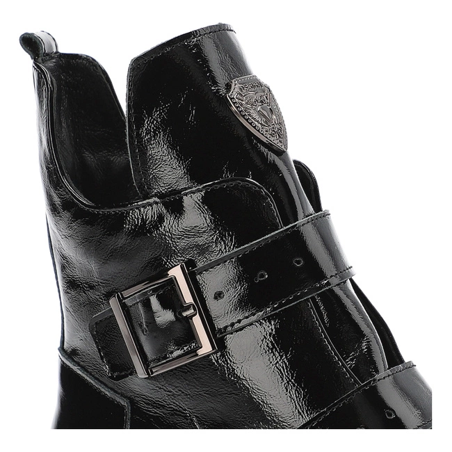 Členkové Topánky Armodo - 60482 Naplak Czarny+Cn.