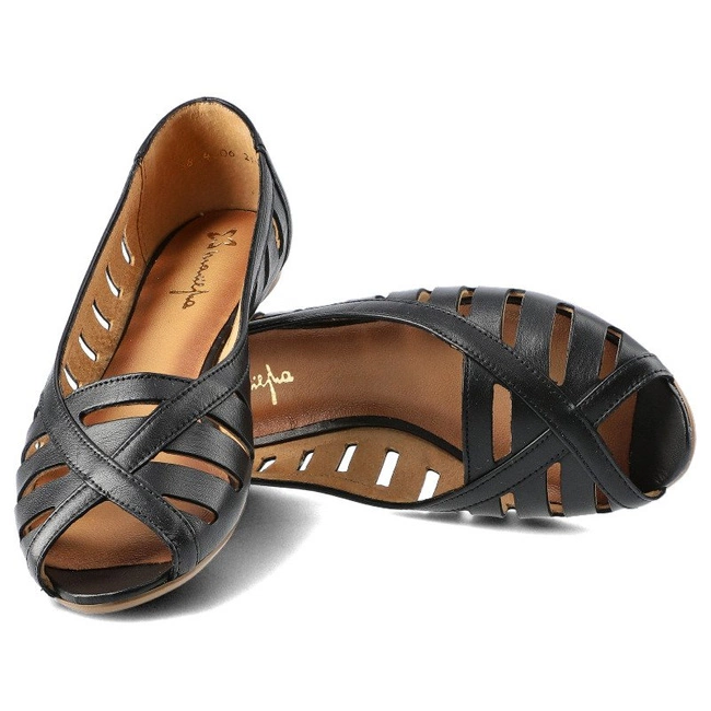 Baleríny Maciejka - 04506-01/00-5 Czarny