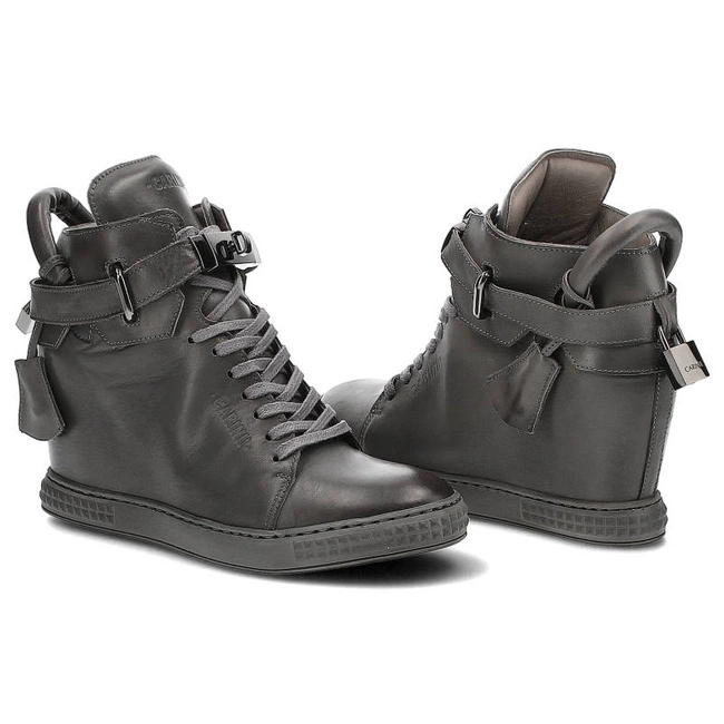 Tenisky Carinii - B3767_I38-000-PSK-B88 Szary