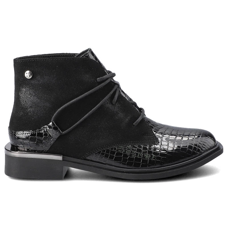 Šnúrovacie Členkové Topánky Maciejka - 04813-01/00-7 Czarny