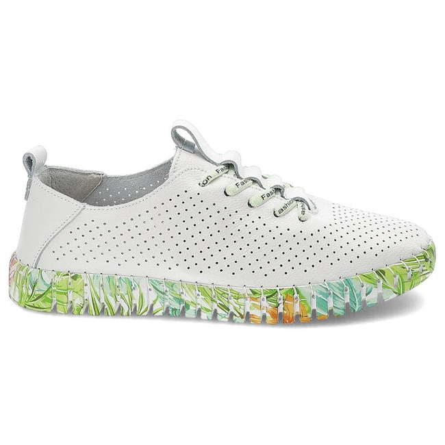 Poltopánky Artiker - 52C1381 Biało-Zielony