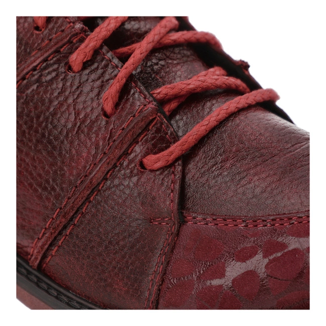 Šnúrovacie Členkové Topánky MACIEJKA - 07047-08/00-8 Czerwony