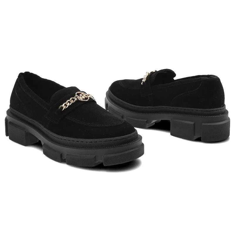 Poltopánky Karino - 4370/003-P Czarny/Welur