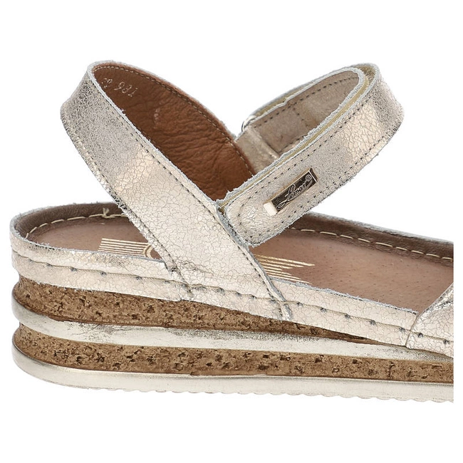 Sandále Lemar - 50096 Przec. Kryształ Złoto