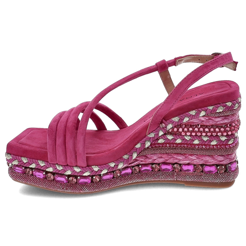 Sandále Alma en Pena - V240997 Suede Fuxia
