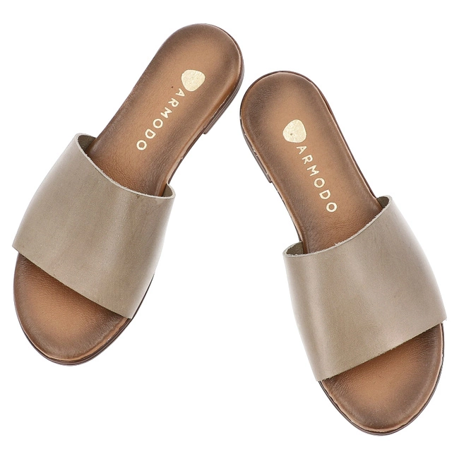 Klapki ARMODO - 40421 Bf.Taupe
