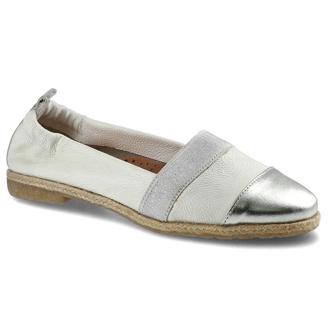 Poltopánky Lamelia - 40C1167 Biały/Srebrny