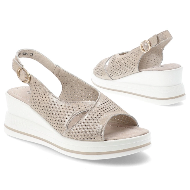 Sandále S.BARSKI - LR51-660 Gold