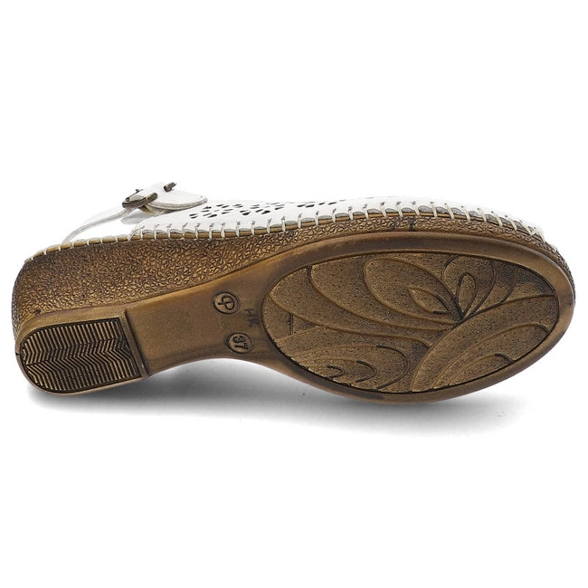 Sandále Lanqier - 38C295 Biały White