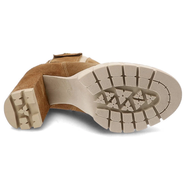 Členkové Topánky Damiss - DS-641/2/A Koniak Welur