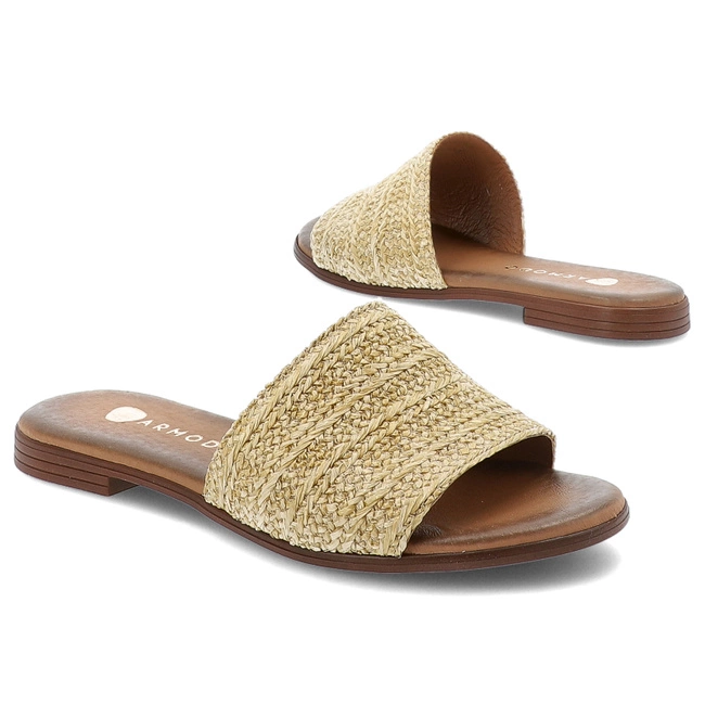 Šľapky ARMODO - 40420 Plec.Słomka