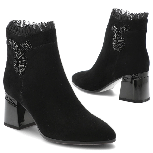 Členkové Topánky S.BARSKI - MR52-127 Black