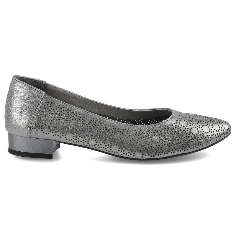 Baleríny Exquisite - 1179/2 Szary Grid