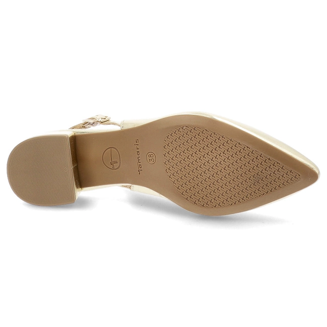 Sandále TAMARIS - 1-29505-44 965 Light Gold Met