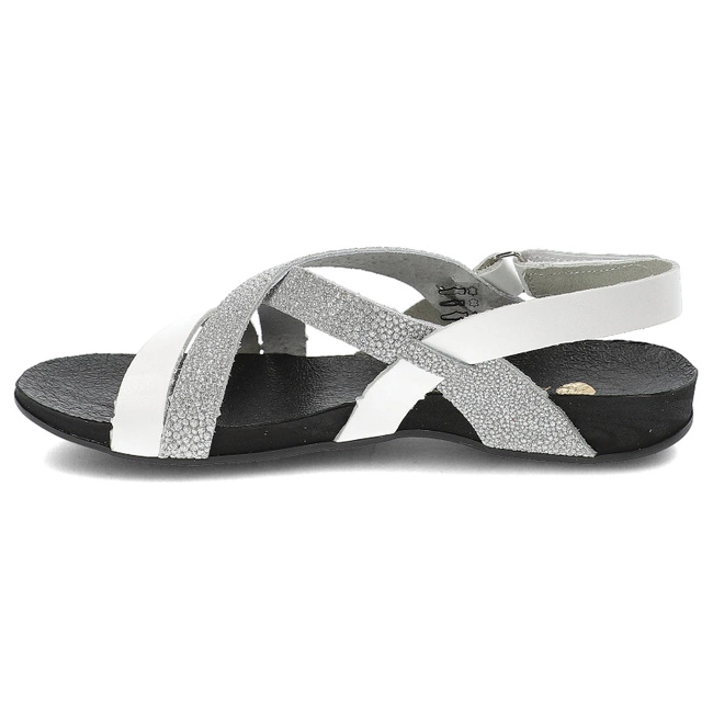 Sandále Armodo - 40032 Bf.Biały+Bf.Srebro