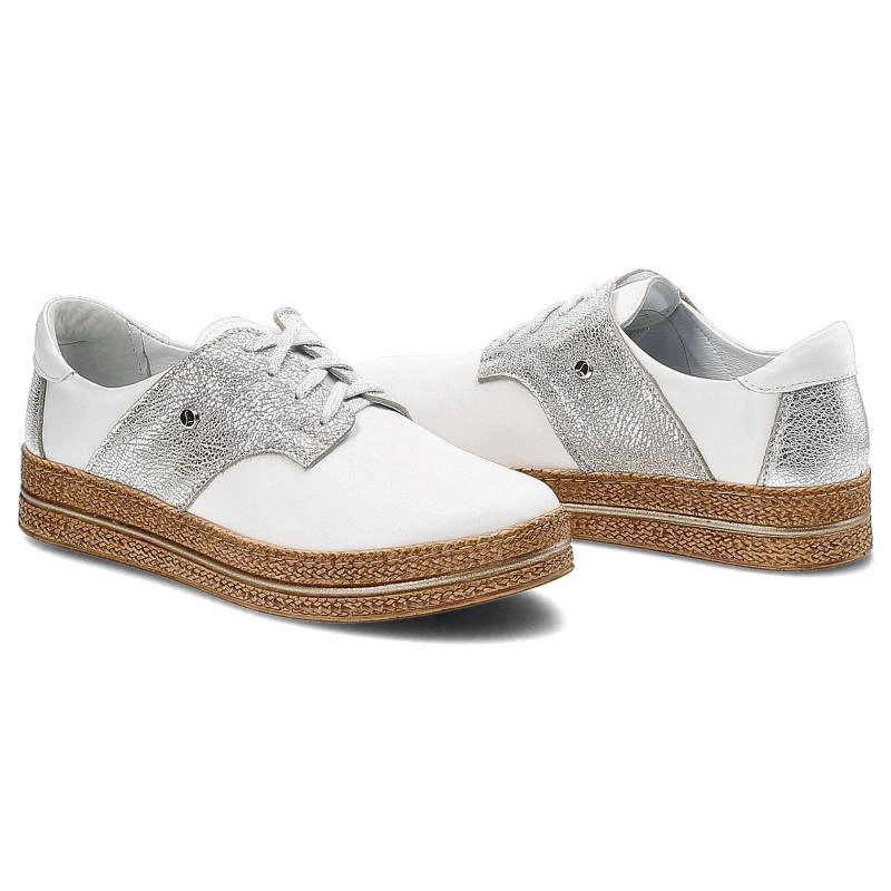 Poltopánky Lemar - 10123 Monza Biała+Siena Srebro