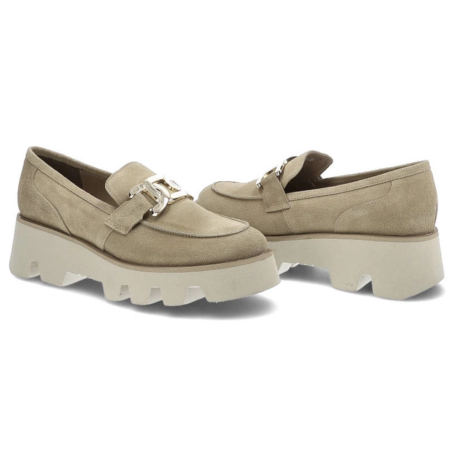 Poltopánky Karino - 4186/001-P Beż Welur