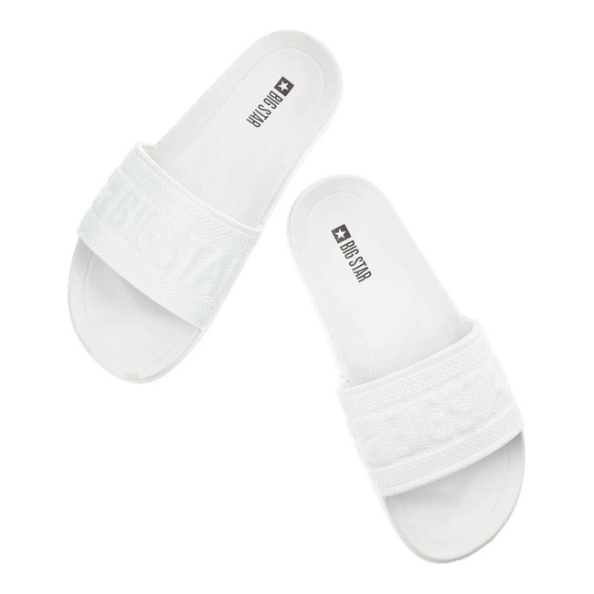 Šľapky Big Star - LL274A159 Biały