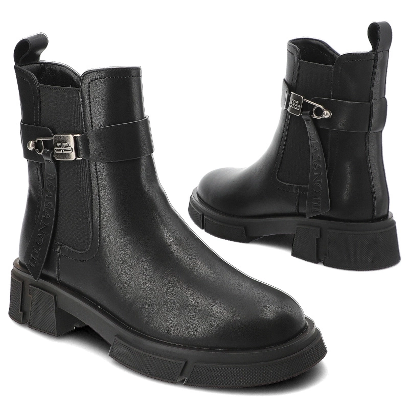 Členkové Topánky Cambell - 24-58302BK Czarny