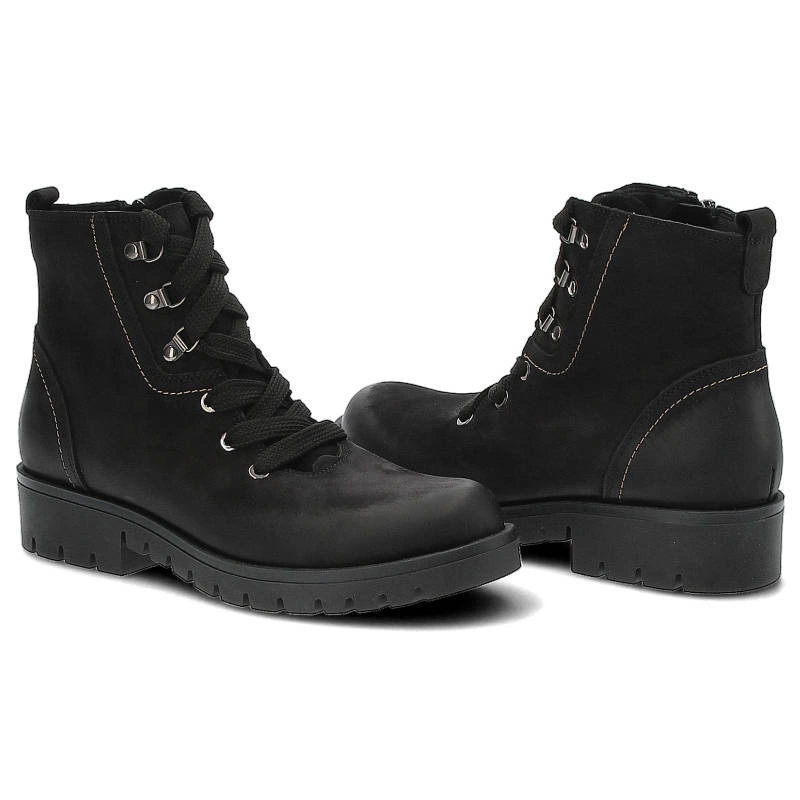 Členkové Topánky Gamis - 3524 Czarny Nubuk