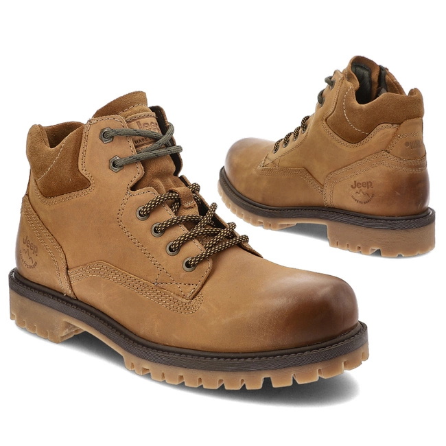 Členkové Topánky Jeep - WILLYS JM42000J 071 - Camel