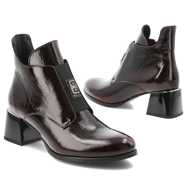 Členkové Topánky ARMODO - 60560 Naplak Bordo+Cn