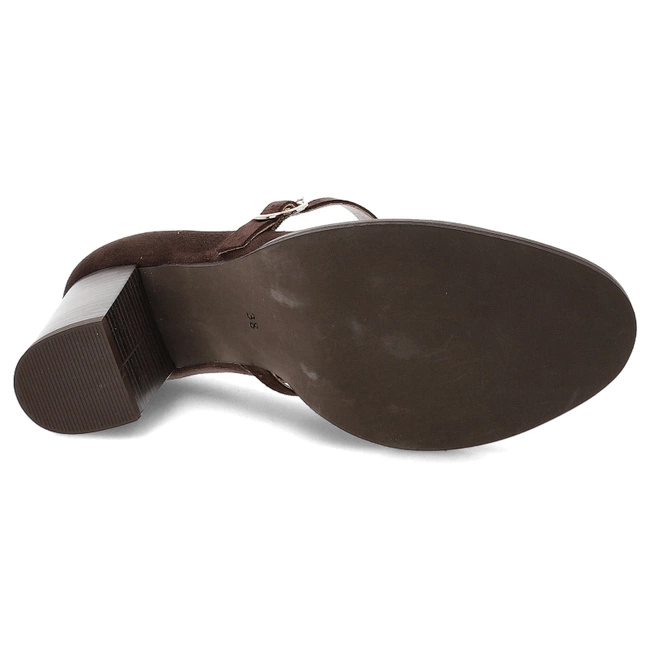 Poltopánky ARMODO - 1662 Brąz Zamsz