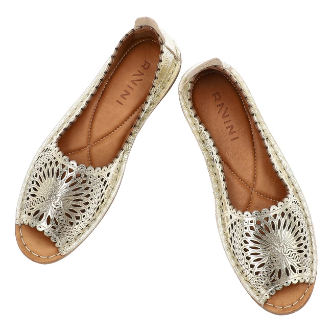 Baleríny RAVINI - VT59 Gold