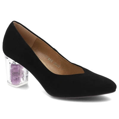 Lodičky Espirito - C919/1 Czarny Zamsz