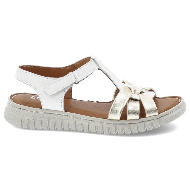 Sandále ARTIKER - 56C0854 Biały/Złoty