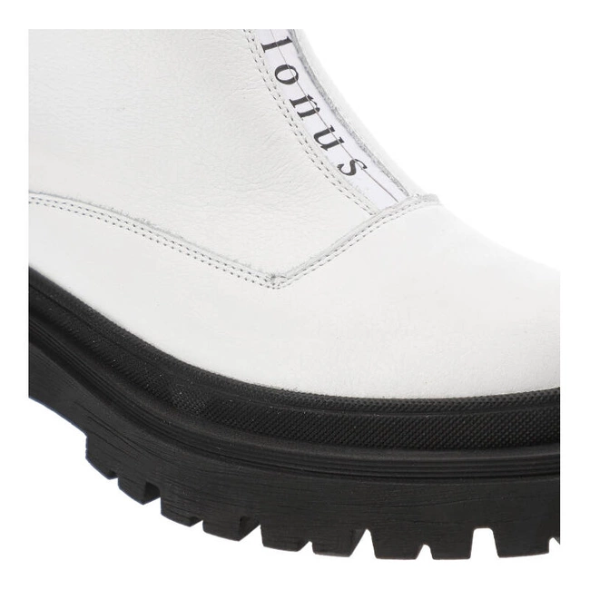 Členkové Topánky Pollonus - 5-1601-007 Biały Verona/Dz