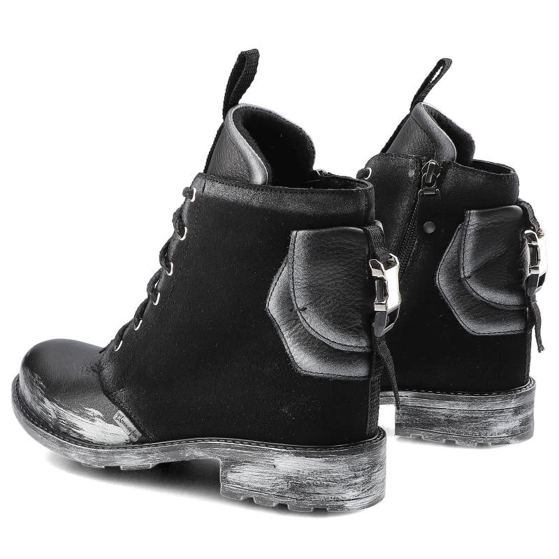 Šnúrovacie Členkové Topánky Maciejka - 04690-01/00-3 Czarny