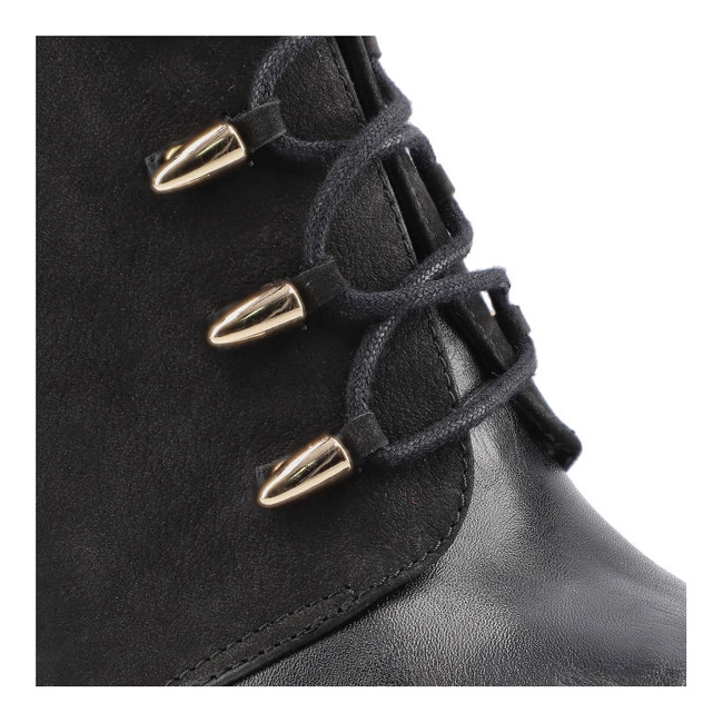 Členkové Topánky Carinii - B3329/OC_-G41-360-000-953 Midas Nappa Black/S04