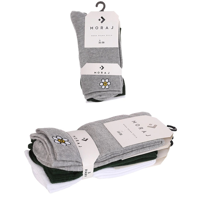 Ponožky MORAJ 3 Pary - CSL250-122 Mix Kolor