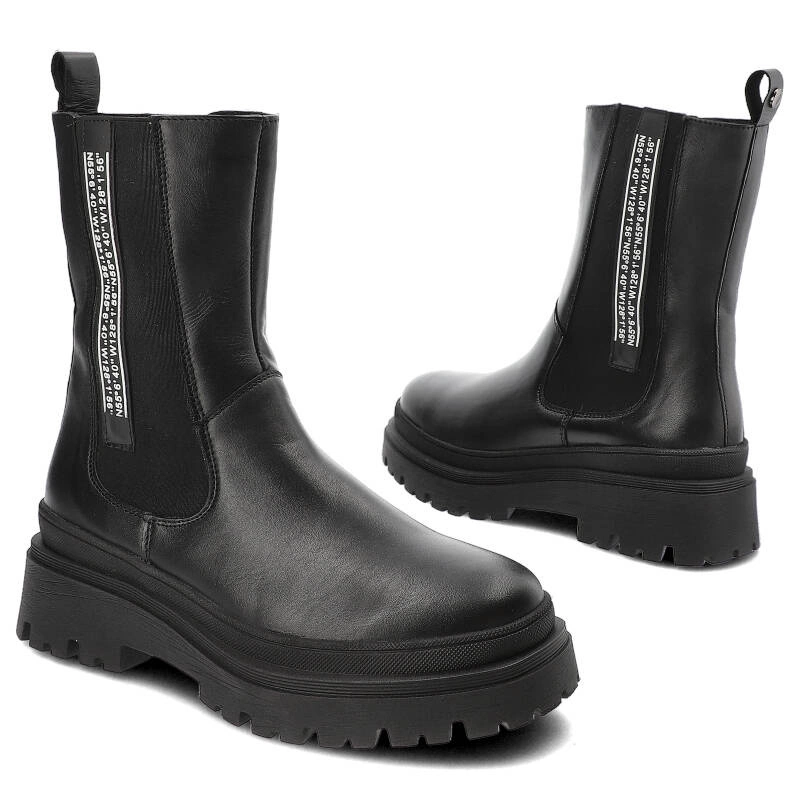 Členkové Topánky Pollonus - 5-1579-001 Czarny Lico