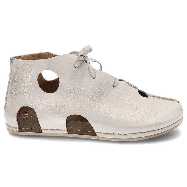 Šnúrovacie Členkové Topánky Maciejka - 03426-25/00-6 Jasny Beż