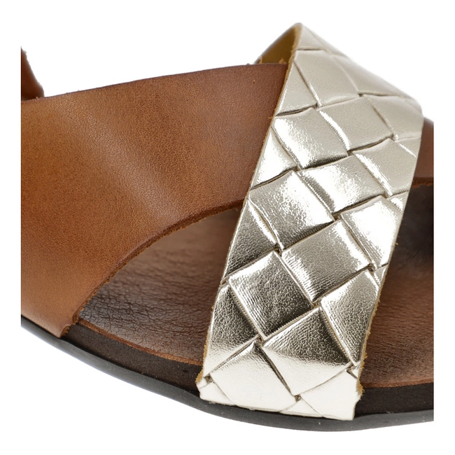 Sandále Armodo - 40141 Bf.Brąz+Bari Zł.