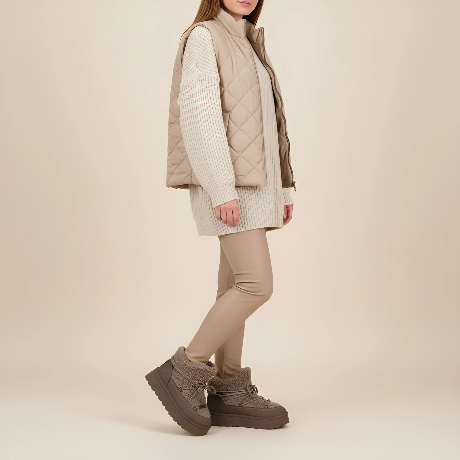 Snehule BIG STAR - SS274112 Brąz