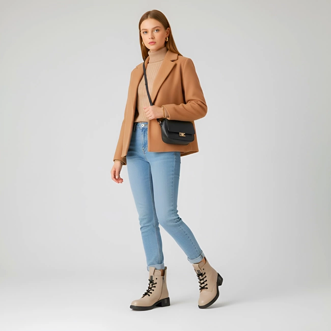 Členkové Topánky VINCEZA - 66818 BE Beżowy