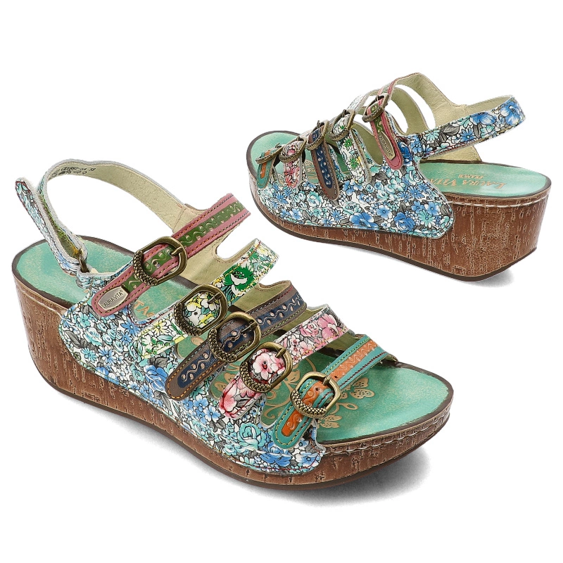 Sandále Laura Vita - Dino 0523 CX1882-5A Turquoise