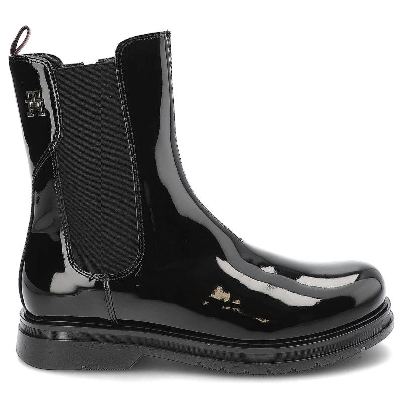 Členkové Topánky Tommy Hilfiger - T4A5-32408-0775999-Chelsea Boot Black 999
