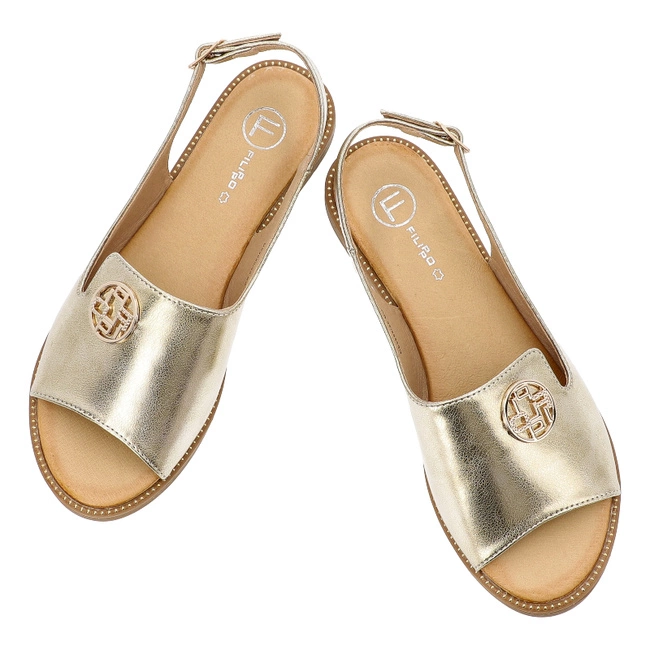 Sandále FILIPPO - DS3666/25 GO Złoty